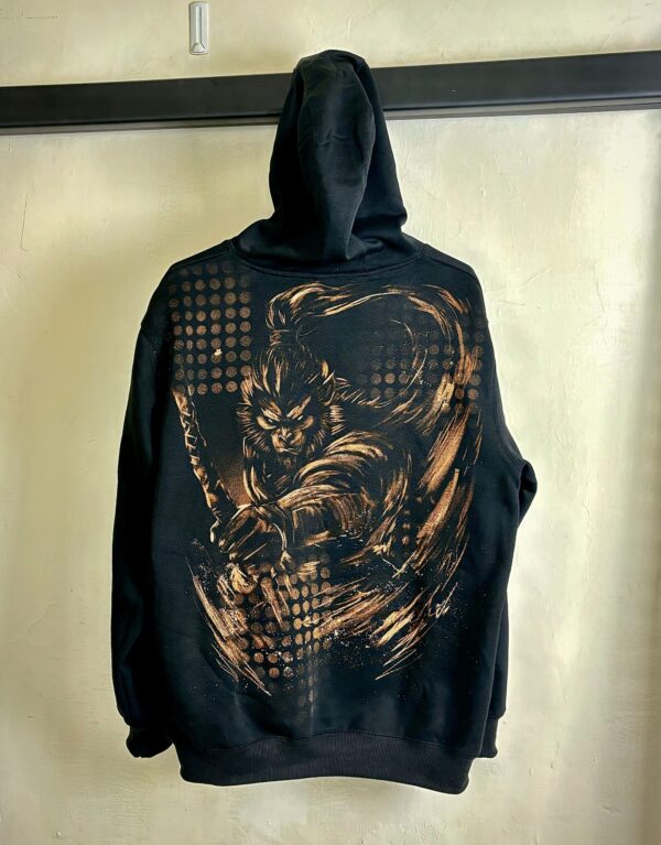 bleach painted hoodie Sun wukong monkey king